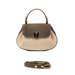 Sac à main pour femme 042g bufo taupe