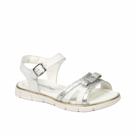 Sandales enfants 539-1 blanc combiné