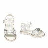 Sandales enfants 539-1 blanc combiné