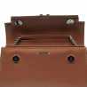 Sac à bandoulière pour femme 041g 01 marron cognac