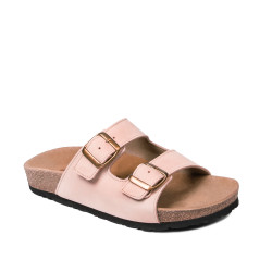 Sandales femme 5117 nubuck pêche
