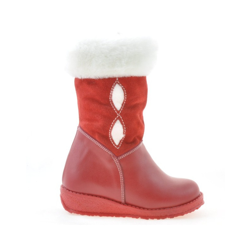 Bottes enfants petits 24c rouge combiné
