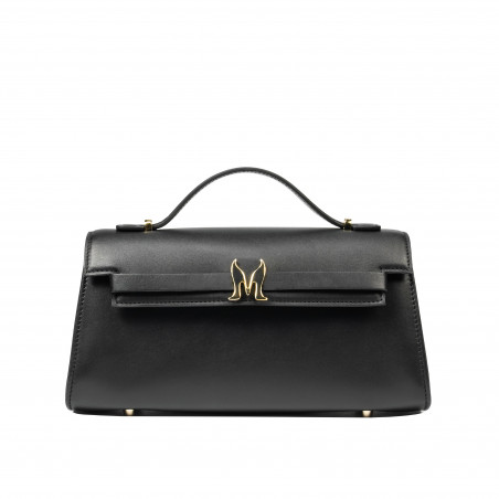 Sac à main pour femme bandoulière 041g noir napa