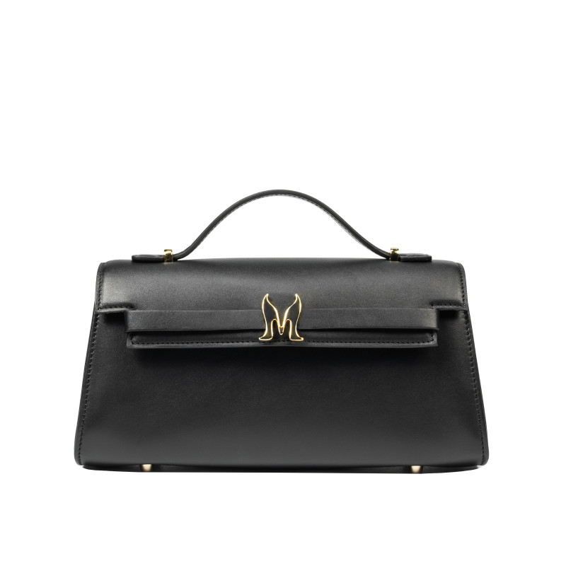 Sac à main pour femme bandoulière 041g noir napa