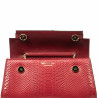 Sac à main femme à bandoulière 041g croco rouge