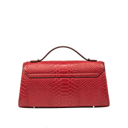 Sac à main femme à bandoulière 041g croco rouge