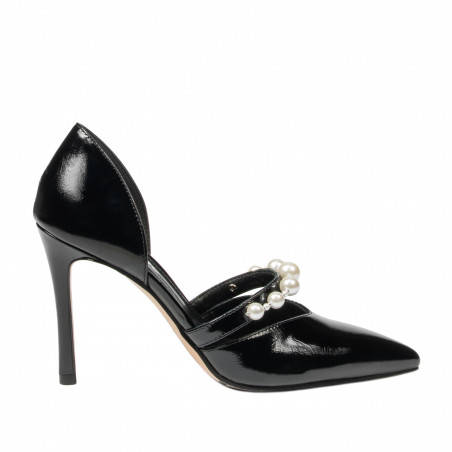 Chaussures élégantes femme 1350 vernis noir