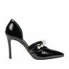 Chaussures élégantes femme 1350 vernis noir