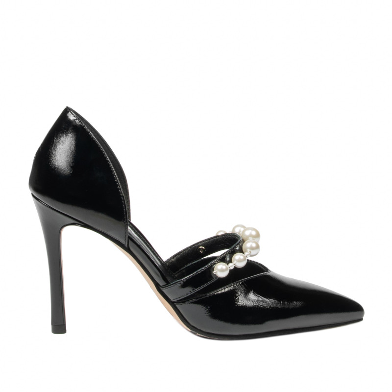 Chaussures élégantes femme 1350 vernis noir