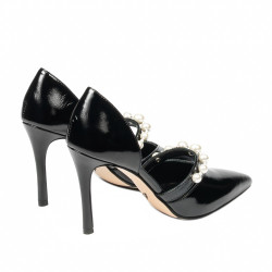 Chaussures élégantes femme 1350 vernis noir