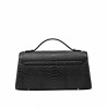 Sac à main pour femme à bandoulière 041g 01 croco noir