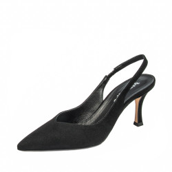 Sandales femme 1343 noir velours