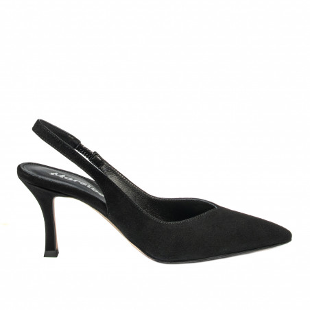 Sandales femme 1343 noir velours