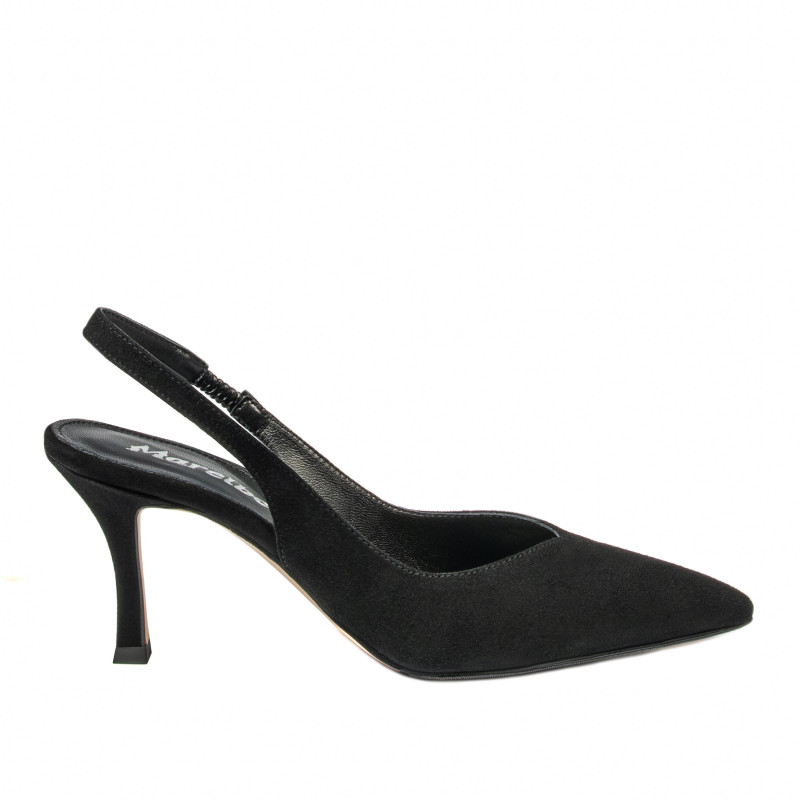 Sandales femme 1343 noir velours