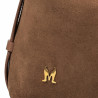 Sac à main femme 037g daim marron