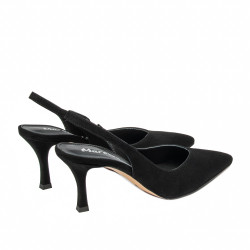 Sandales femme 1343 noir velours
