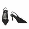 Sandales femme 1343 noir velours