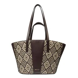 Sac de plage pour femme 044g raphia cacao