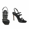Sandales femme 1345 velours noir