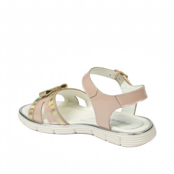 Sandales enfant 539-1 nude combiné