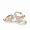 Sandales enfant 539-1 nude combiné