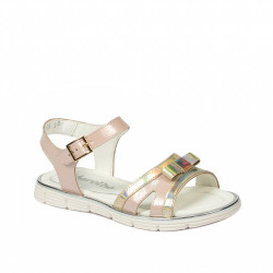 Sandales enfant 539-1 nude combiné
