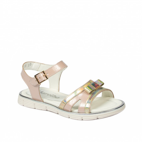Sandales enfant 539-1 nude combiné