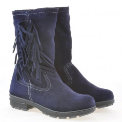 Bottes enfants 3208 indigo velours