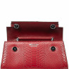 Sac à main pour femme à bandoulière 041g 01 croco rouge