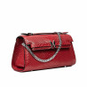 Sac à main pour femme à bandoulière 041g 01 croco rouge