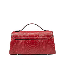 Sac à main pour femme à bandoulière 041g 01 croco rouge