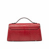 Sac à main pour femme à bandoulière 041g 01 croco rouge