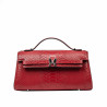Sac à main pour femme à bandoulière 041g 01 croco rouge