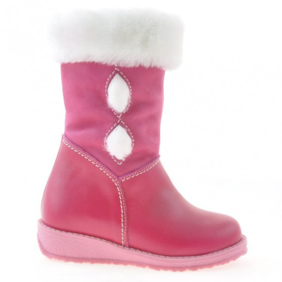 Bottes petits enfants 24c rose combiné