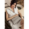 Sac à main dame bandoulière 040g 01 gris perlé