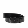 Ceinture homme 53b noir brillant