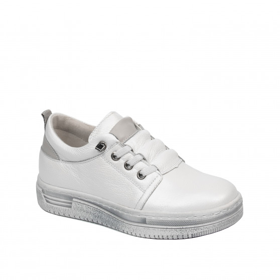 Chaussures enfant 2028 blanc nacré combiné Chaussures enfant 2028 blanc nacré combiné