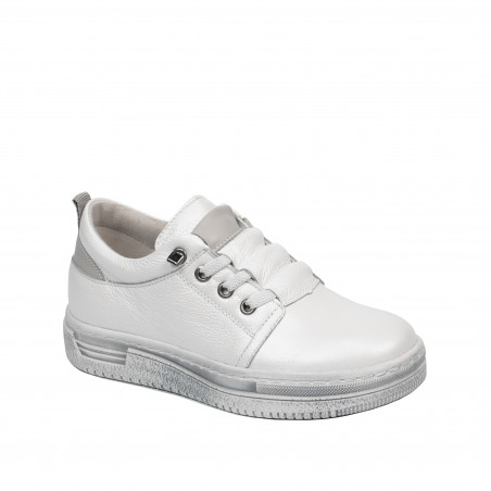 Chaussures enfant 2028 blanc nacré combiné
