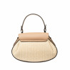 Sac à main femme 042g 01biz nude+rafia