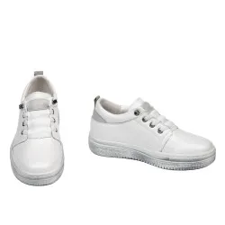 Chaussures enfant 2028 blanc nacré combiné