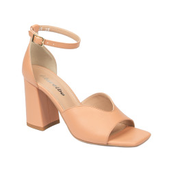 Sandales femme 1346 nude pêche