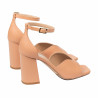 Sandales femme 1346 nude pêche