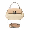 Sac à main pour femme 043g 01 nude+raphia