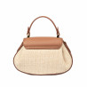 Sac à main pour femme 042g camel biz + raphia
