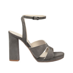 Sandales femme 1347 sable velours