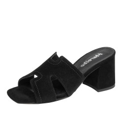 Sandales femme 1348 velours noir