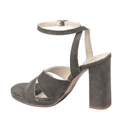 Sandales femme 1347 sable velours