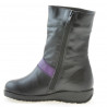 Bottes petit enfant 23c noir+violet