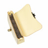 Sac à main pour femme à bandoulière 046g jaune beurre + raphia