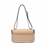 Sac à main femme d'épaule 046g nude+raphia